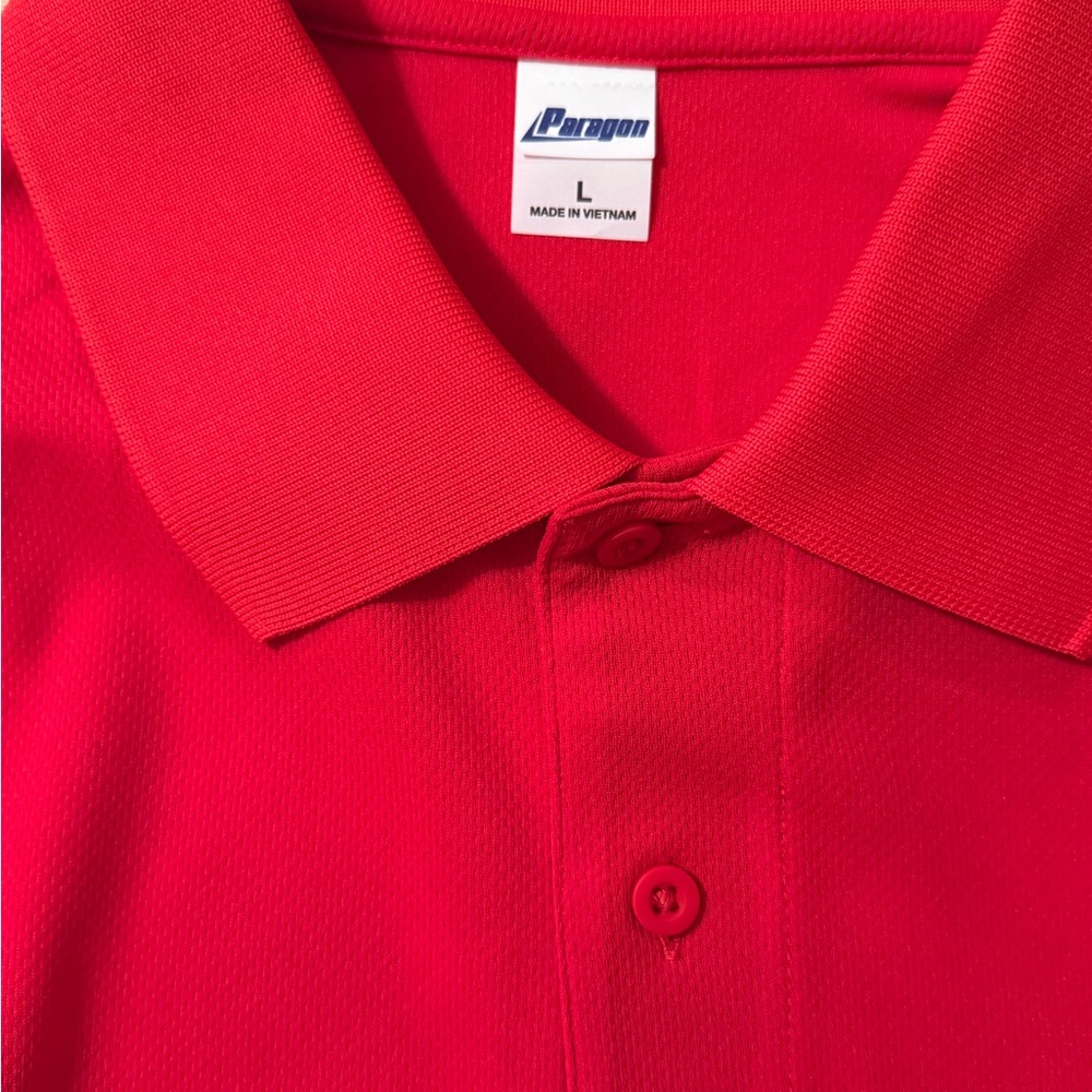 PARAGON Red Polo Shirt Classic Style